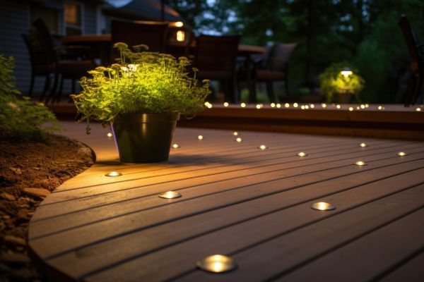 Ground Level Deck Construction in Westerville
