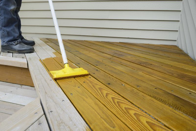 Finished Deck with New Stain