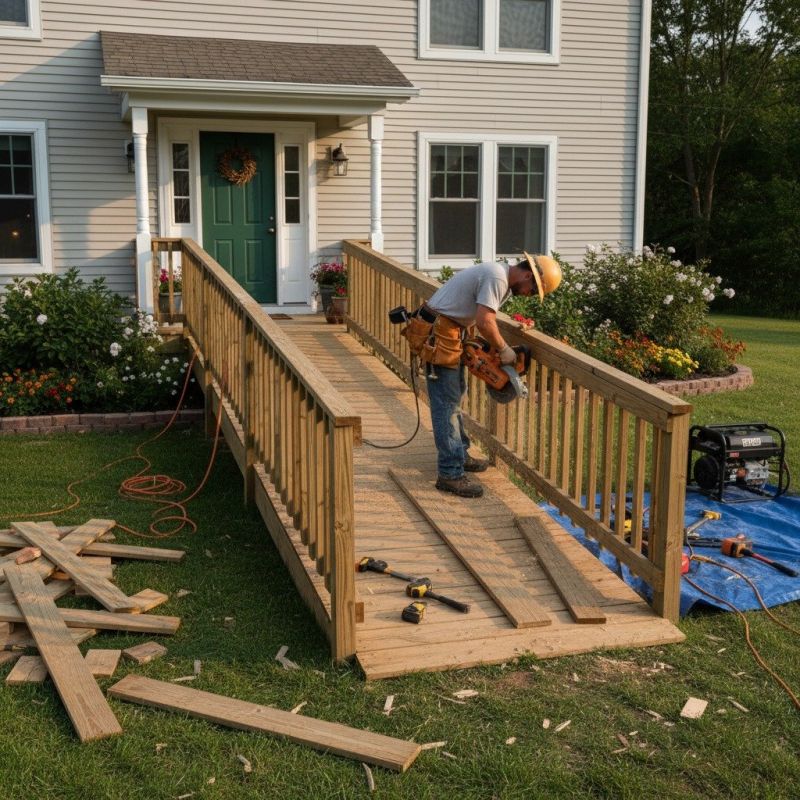 Wheelchair Ramp Installation detail